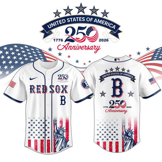 Boston Red Sox special America’s 250th Anniversary Limited Edition Jersey
