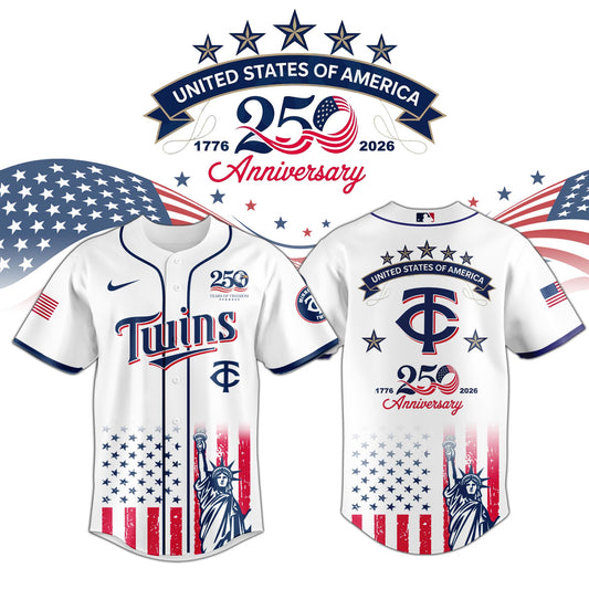 Minnesota Twins special America’s 250th Anniversary Limited Edition Jersey