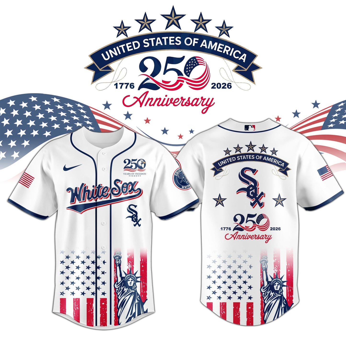 Chicago White Sox special America’s 250th Anniversary Limited Edition Jersey