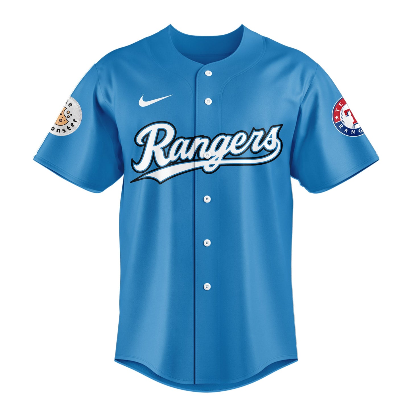 Texas Rangers X Cookie Monster Baseball Jersey Limited Edition