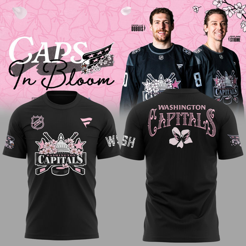 Caps In Bloom Collection -  Washington Capitals Cherry Blossom 2026 Shirt