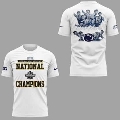 Limited Edition Penn State Nittany Lions 2026 Men’s Wrestling Champions🏆 Shirt