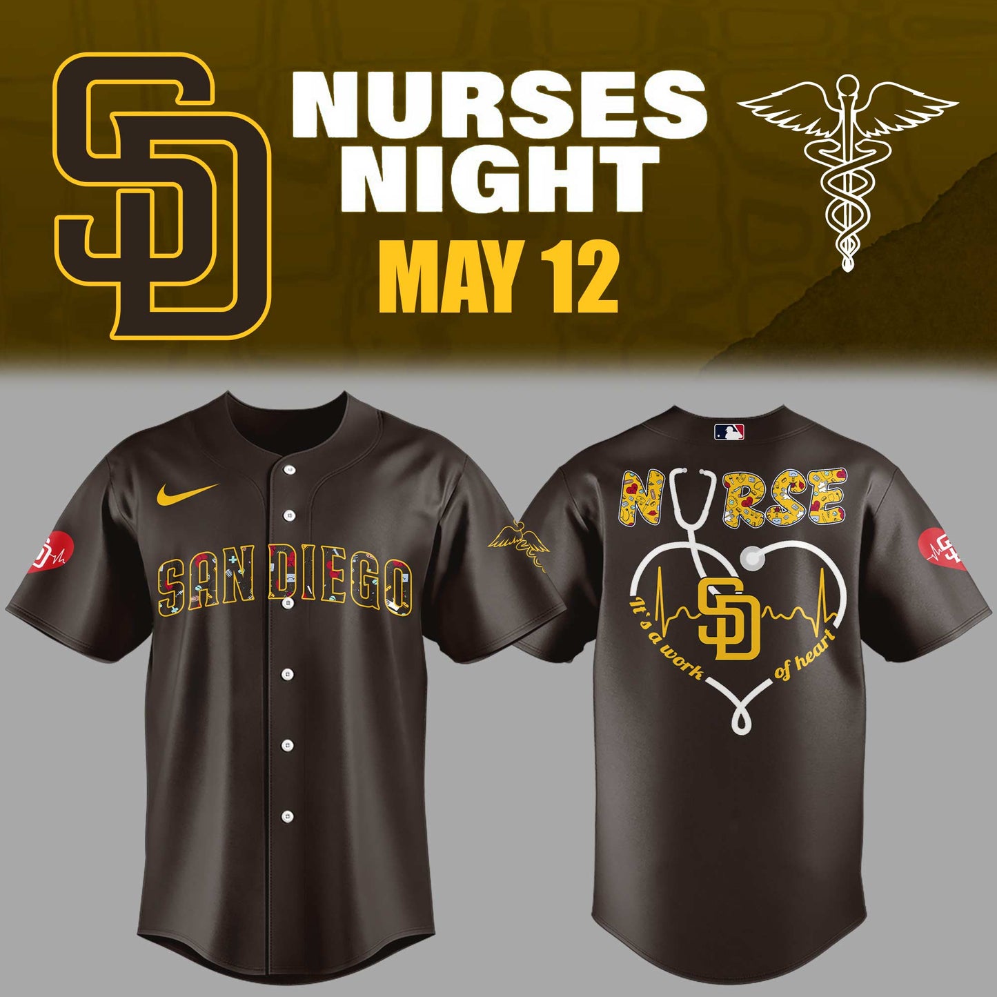 San Diego Padres Baseball Jersey
