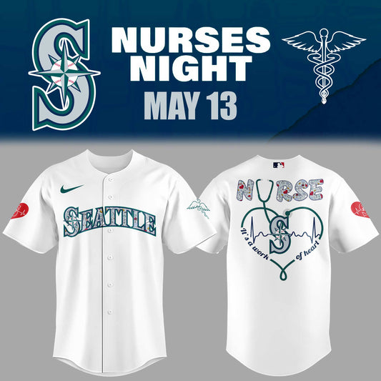 Seattle Mariners Baseball White Jersey