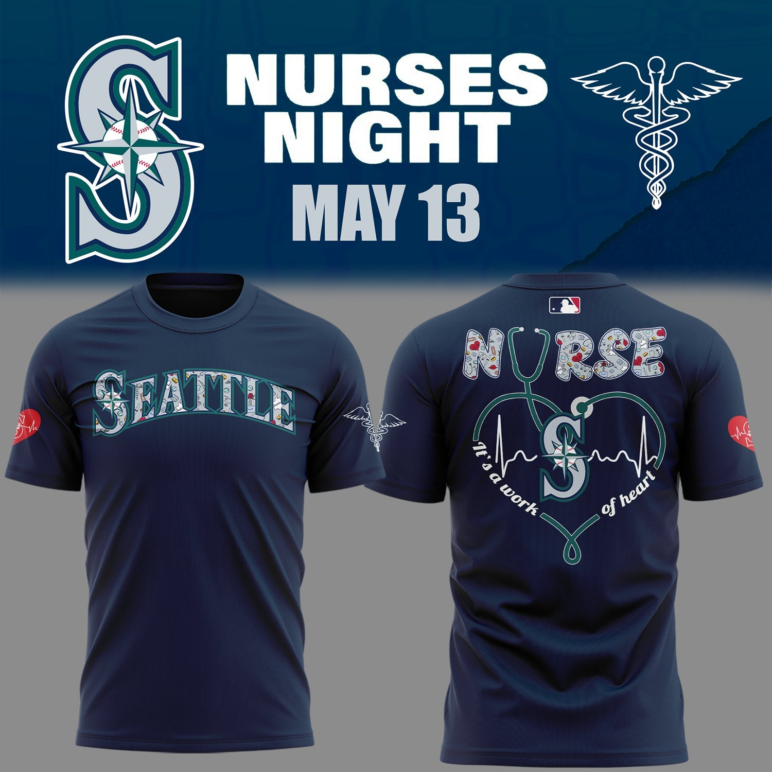 Seattle Mariners Baseball T-Shirt