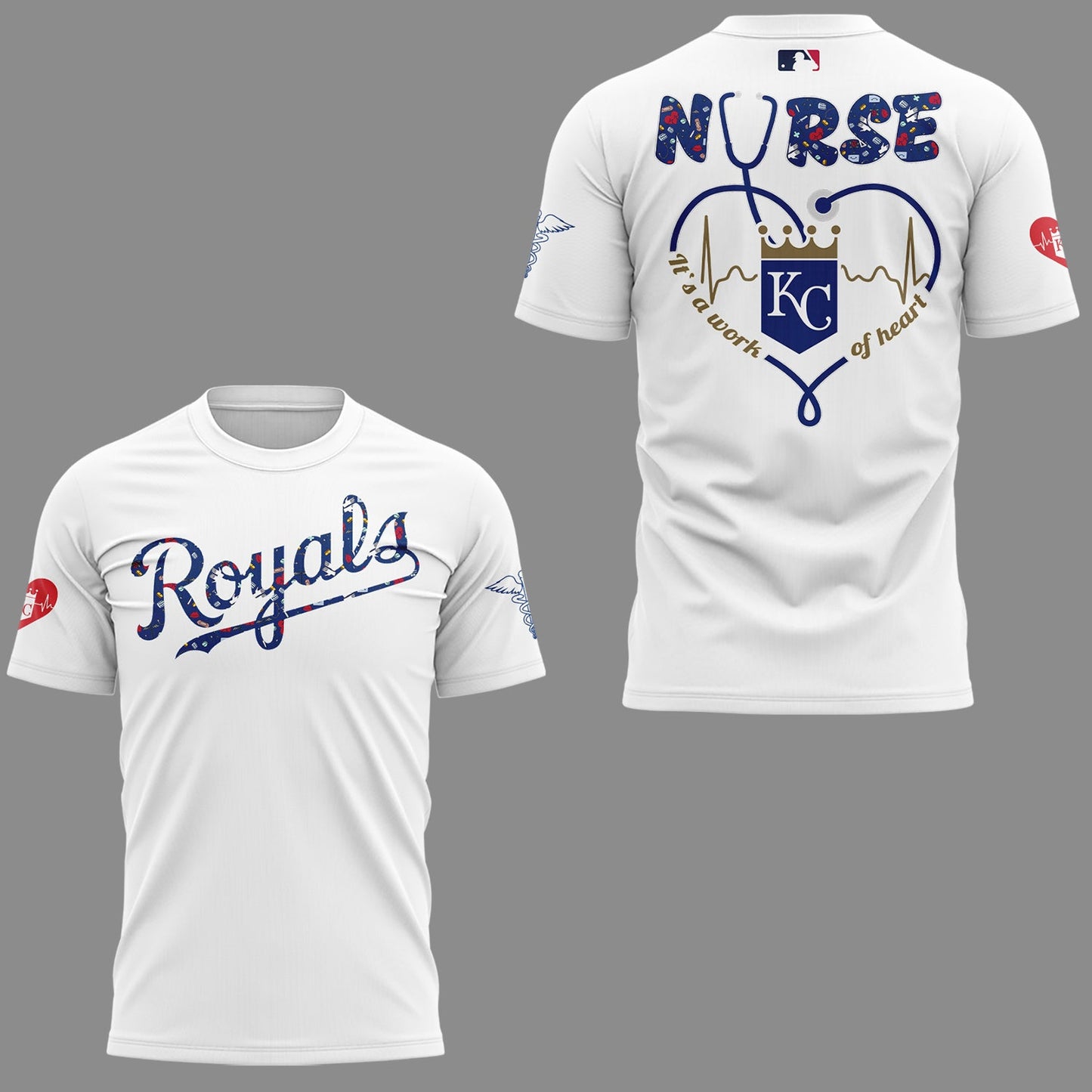 Kansas City Royals Baseball White T-Shirt