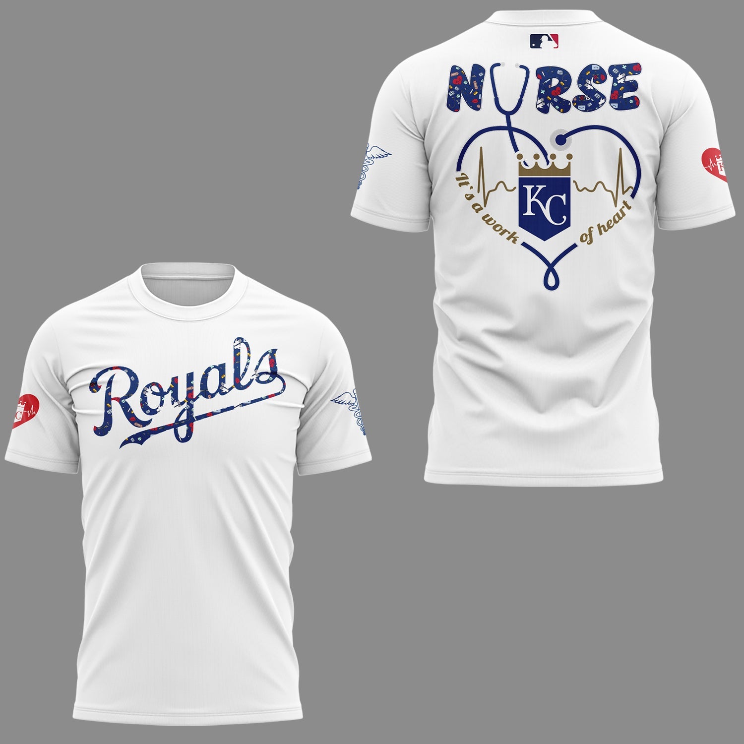 Kansas City Royals Baseball White T-Shirt