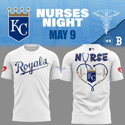 Kansas City Royals Baseball White T-Shirt