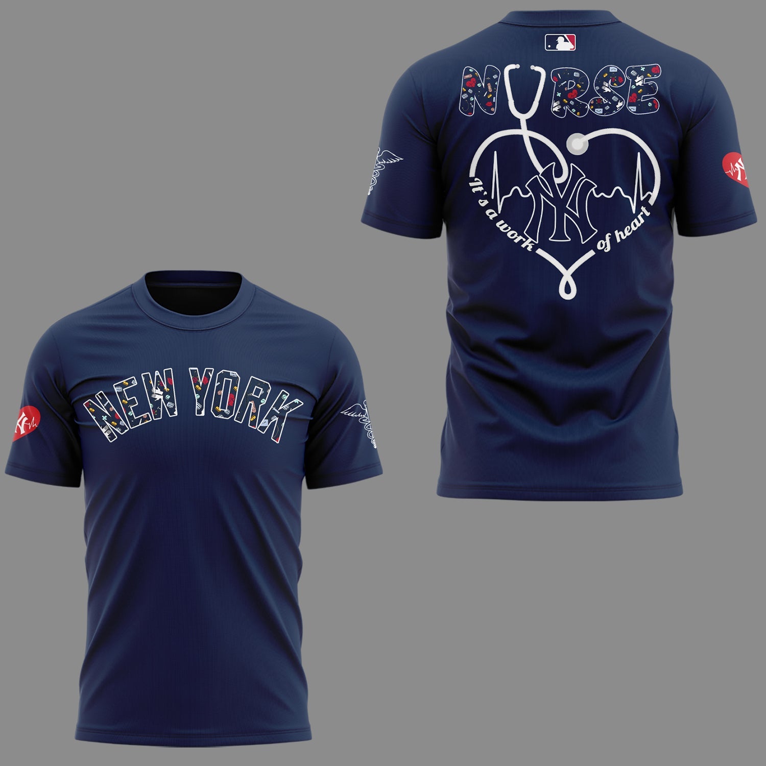 New York Yankees Baseball Navy T-Shirt