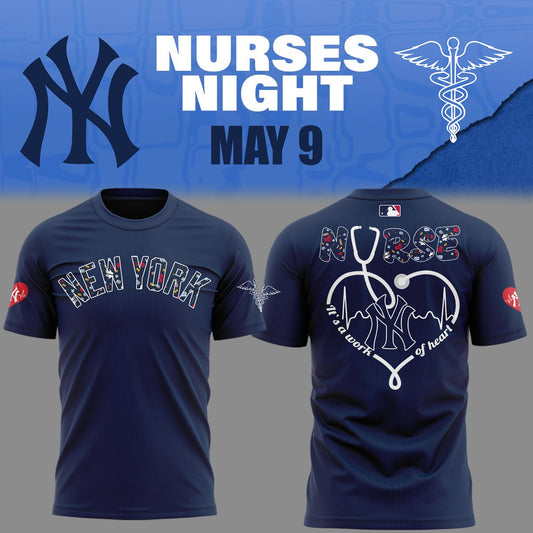 New York Yankees Baseball Navy T-Shirt