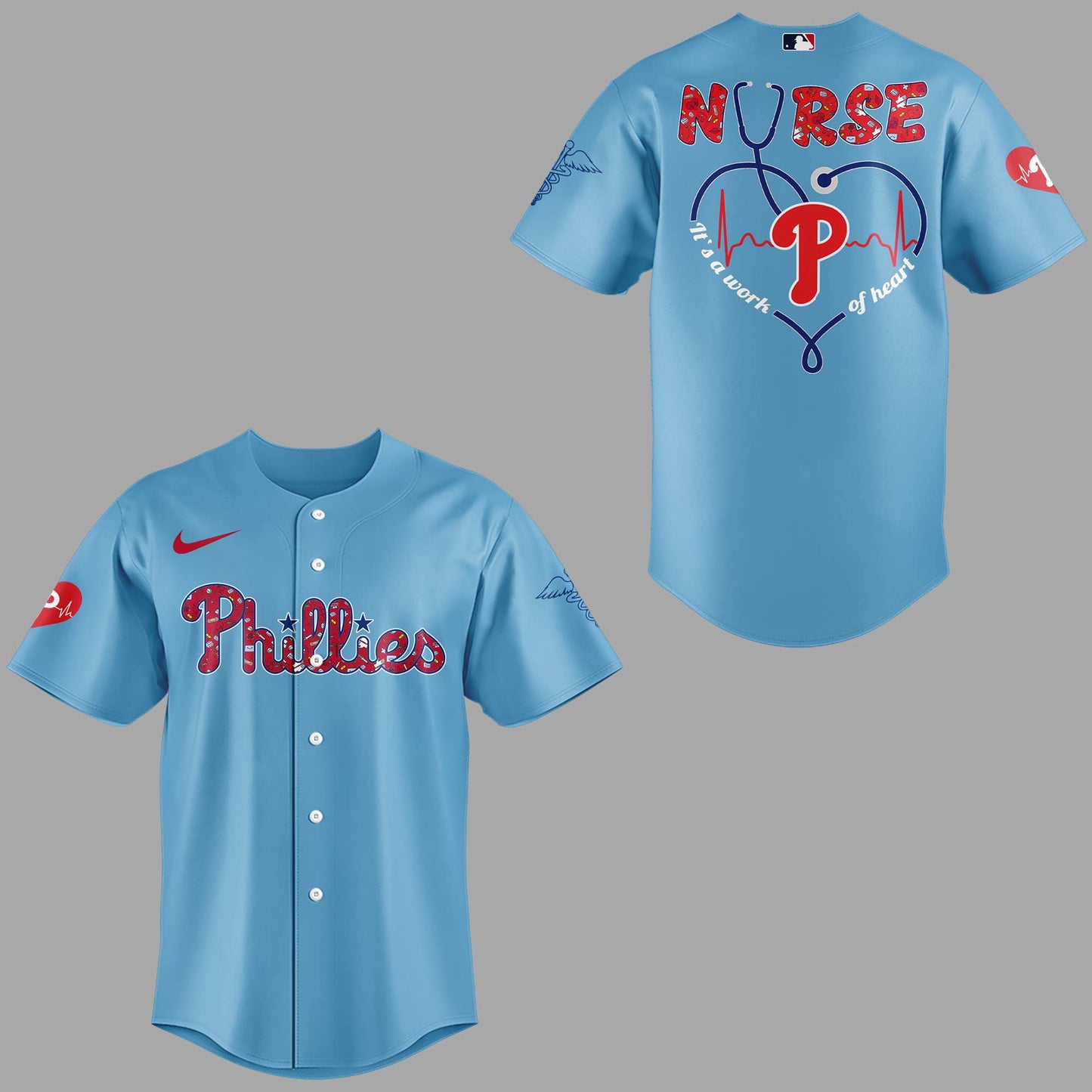 Philadelphia Phillies Baseball Blue Jersey