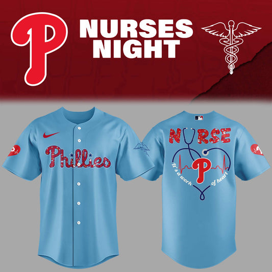 Philadelphia Phillies Baseball Blue Jersey