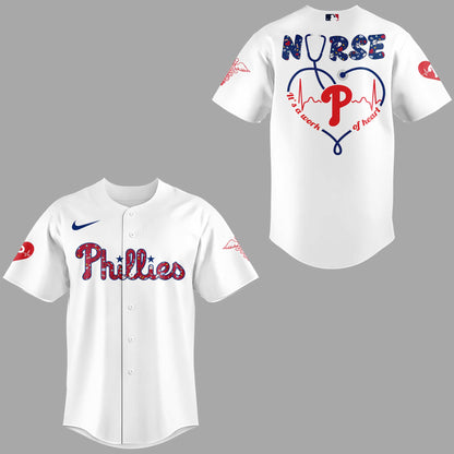 Philadelphia Phillies Baseball White Jersey