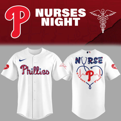 Philadelphia Phillies Baseball White Jersey
