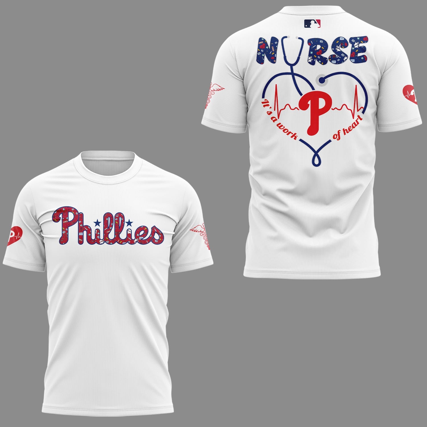 Philadelphia Phillies Baseball White T-Shirt
