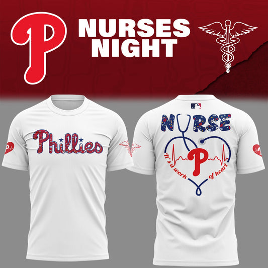 Philadelphia Phillies Baseball White T-Shirt