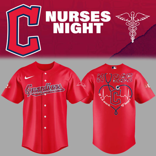 Cleveland Guardians Baseball Red Jersey