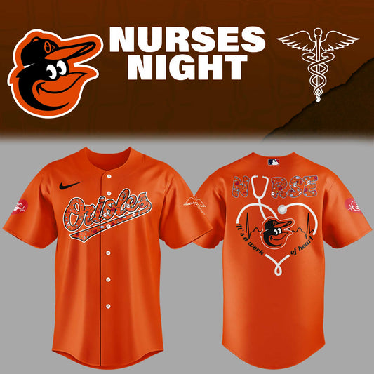 Baltimore Orioles Baseball Orange Jersey