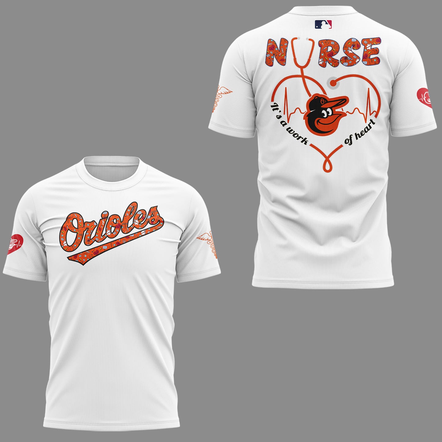 Baltimore Orioles Baseball White T-Shirt
