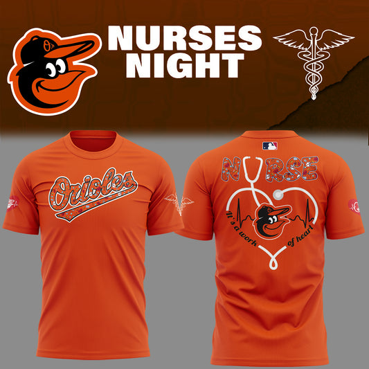 Baltimore Orioles Baseball Orange T-Shirt