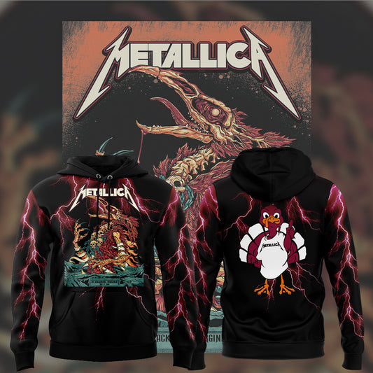 Virginia Tech Music Concert Black Hoodie - Exit Light Enter Night Shirt