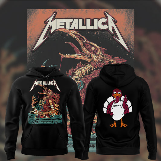 Virginia Tech Music Concert Black Hoodie - Exit Light Enter Night Shirt