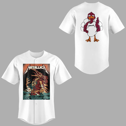 Virginia Tech Music Concert White Jersey - Exit Light Enter Night Shirt