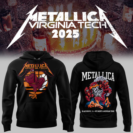 Virginia Tech Music Concert Black Hoodie - Exit Light Enter Night Shirt