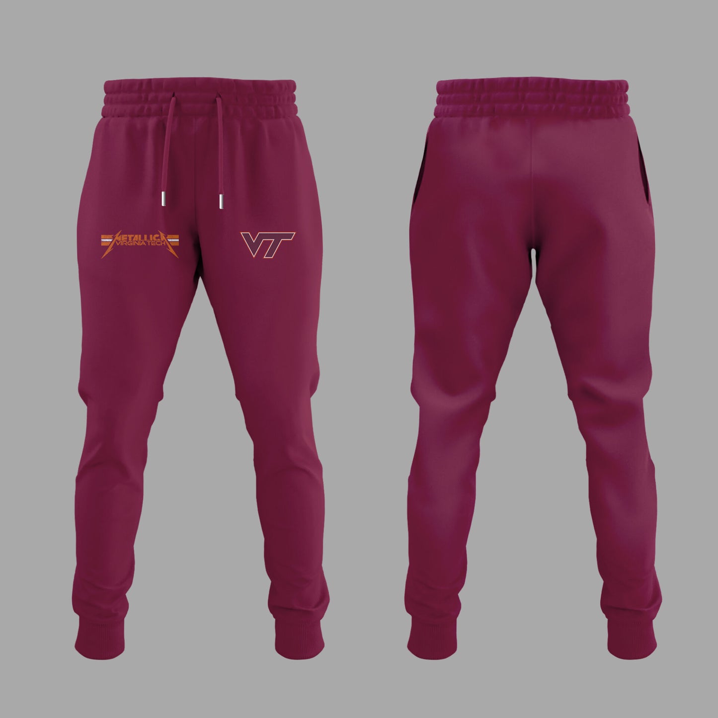 Virginia Tech Music Concert Maroon T-Shirt - Exit Light Enter Night Shirt