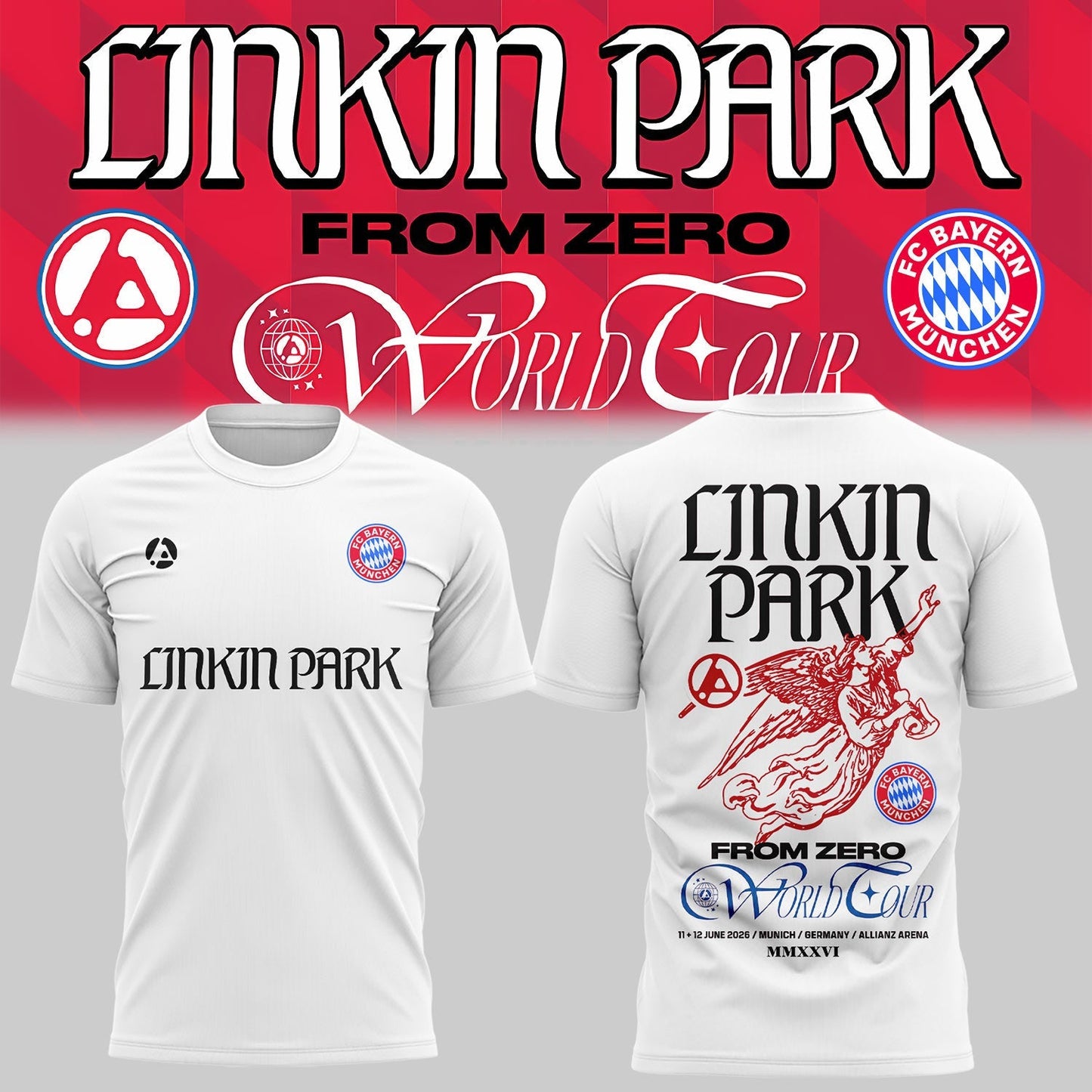 Linkin Park “From Zero World Tour” x FC Bayern Shirt | BO46