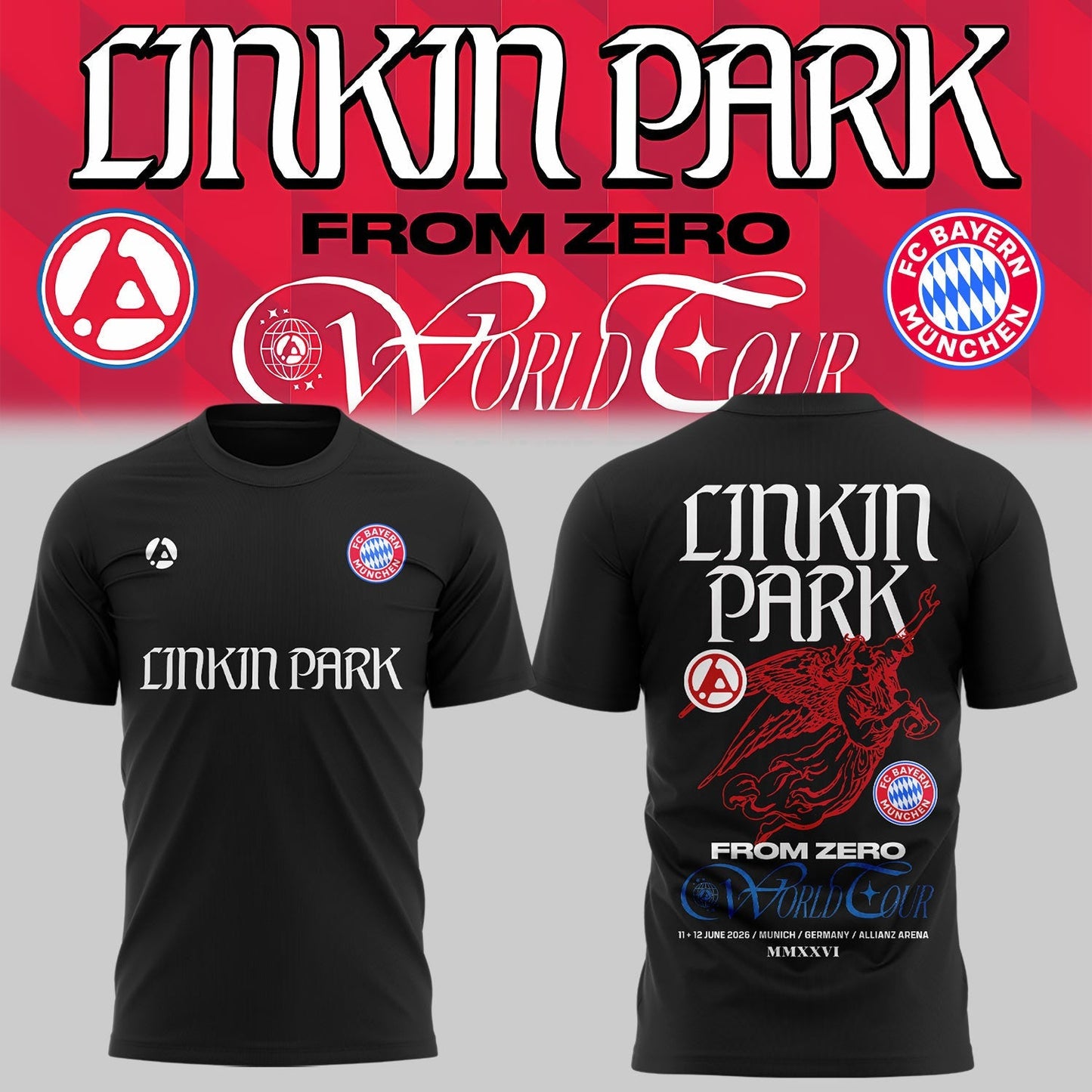 Linkin Park “From Zero World Tour” x FC Bayern Shirt | FG24