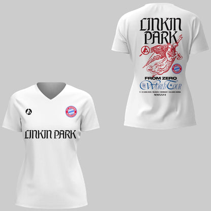 Linkin Park “From Zero World Tour” x FC Bayern V-neck TShirt | XP44