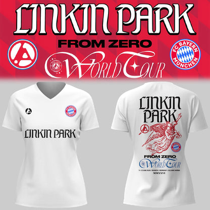 Linkin Park “From Zero World Tour” x FC Bayern V-neck TShirt | XP44