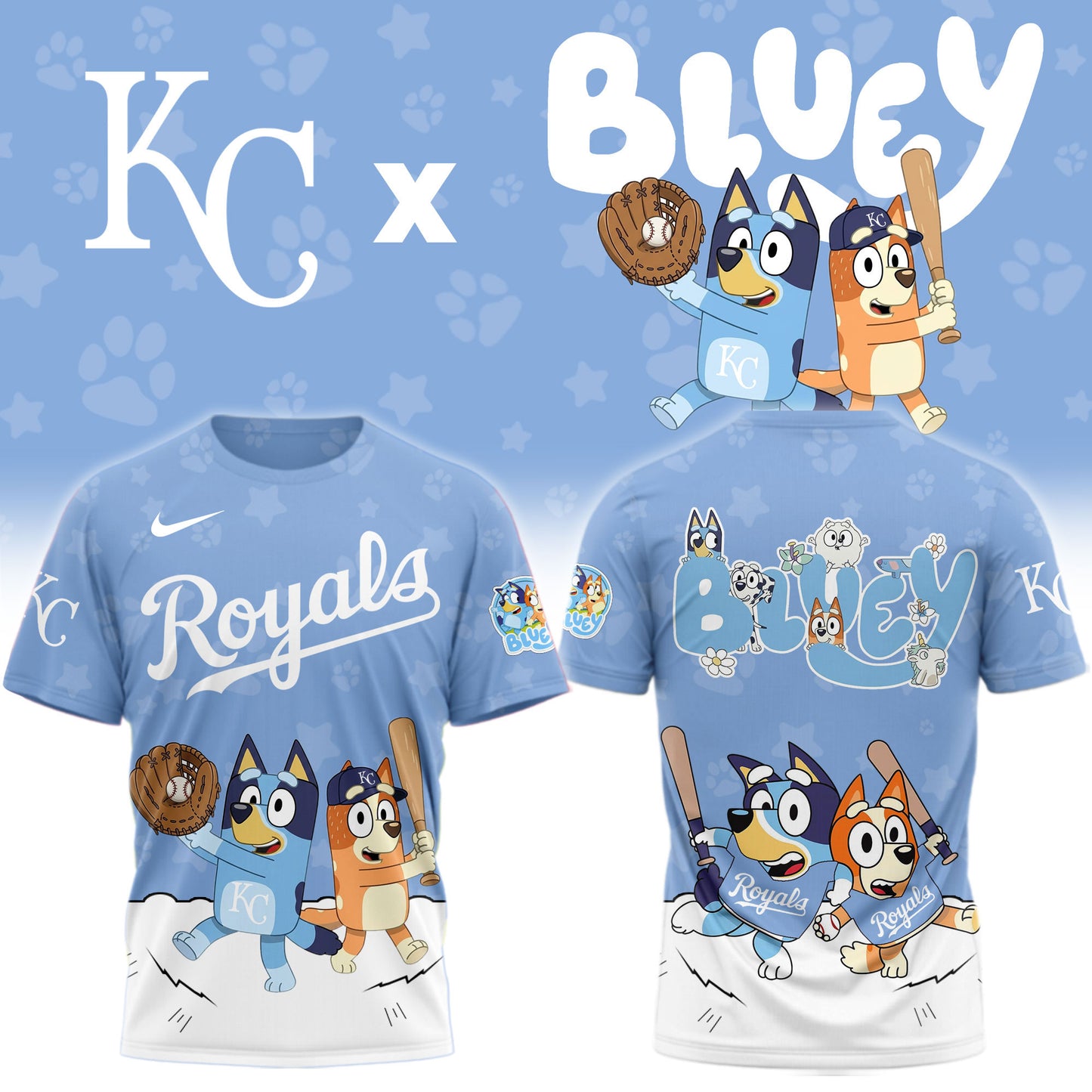 Kansas City Royals Bluey Night Game Limited T-Shirt