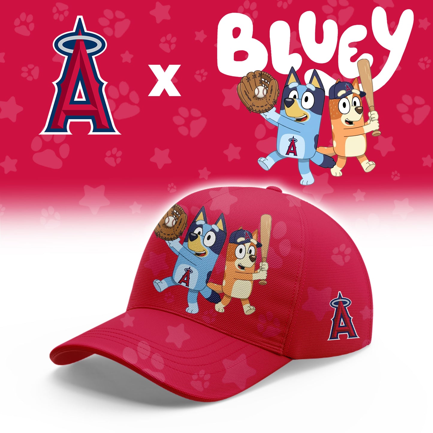 Los Angeles Angels Bluey Night Game Limited T-Shirt