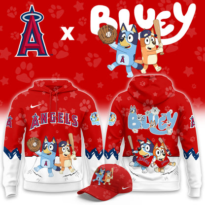Los Angeles Angels Bluey Night Game Limited Hoodie