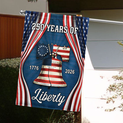 250 Years of Liberty Flag, American Betsy Ross 1776 2026 Patriotic Flag
