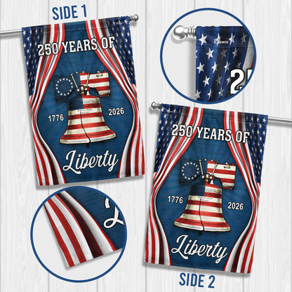 250 Years of Liberty Flag, American Betsy Ross 1776 2026 Patriotic Flag