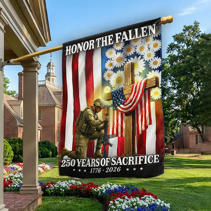 Honoring 250 Years of Sacrifice 1776 2026 Veterans Memorial Day Flag