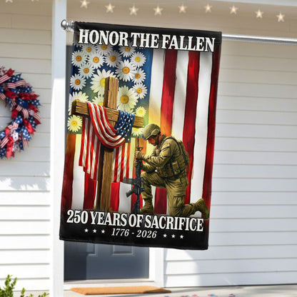 Honoring 250 Years of Sacrifice 1776 2026 Veterans Memorial Day Flag