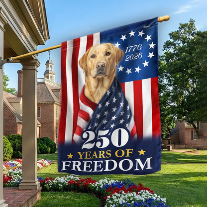 Patriotic Labrador Retriever American Flag for 250 Years Anniversary