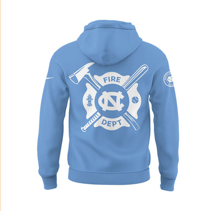 North Carolina Baseball x Firefighter Appreciation Night Hoodie - North Carolina Tar Heels Shirt NC 18