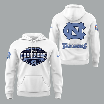 North Carolina Baseball x 2025 ACC Baseball Champions Hoodie - North Carolina Shirt NC 14