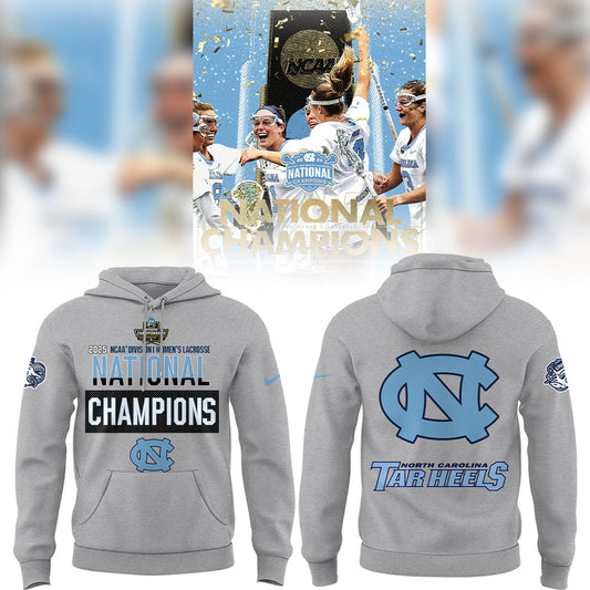 UNC Women's Lacrosse x National Champions Hoodie - North Carolina Tar Heels Shirt NC 17