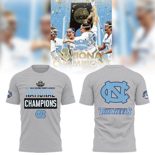 UNC Women's Lacrosse x National Champions T-Shirt - North Carolina Tar Heels Shirt NC 04