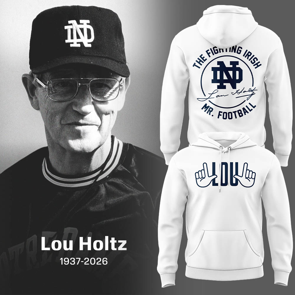 Thanks for the Memories - Legacy Of Lou Holtz Hoodie White - Notre Dame Lou Holtz Shirt