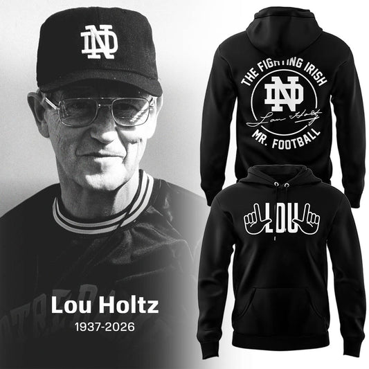 Thanks for the Memories - Legacy Of Lou Holtz Black Hoodie - Notre Dame Lou Holtz Shirt