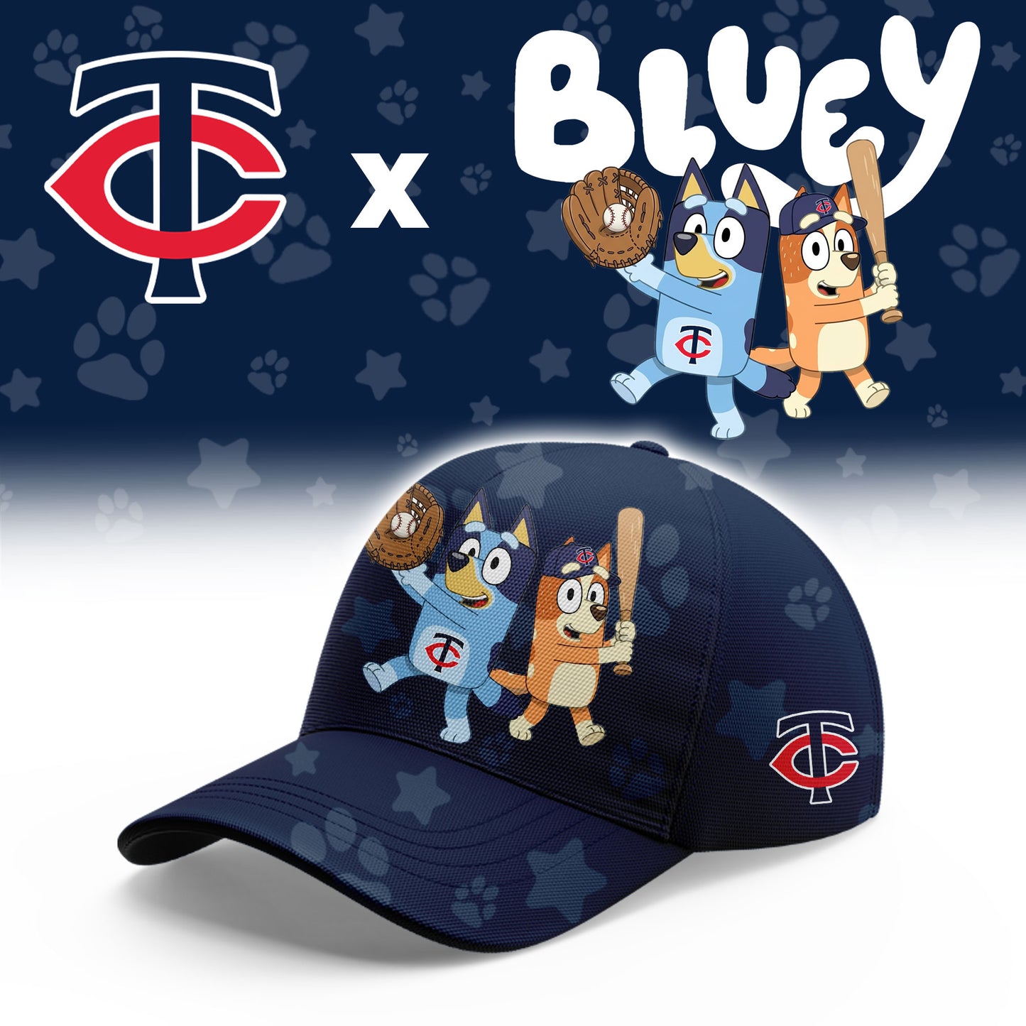 Minnesota Twins Bluey Night Game Limited T-Shirt