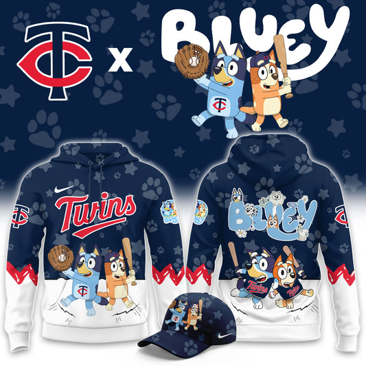 Minnesota Twins Bluey Night Game Limited Hoodie