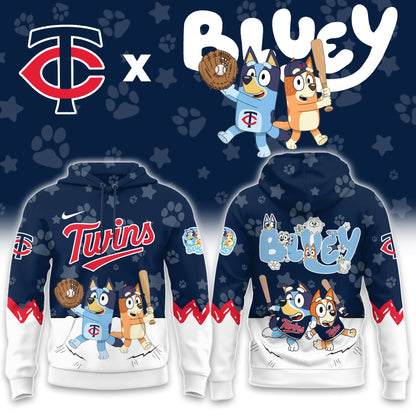 Minnesota Twins Bluey Night Game Limited Hoodie
